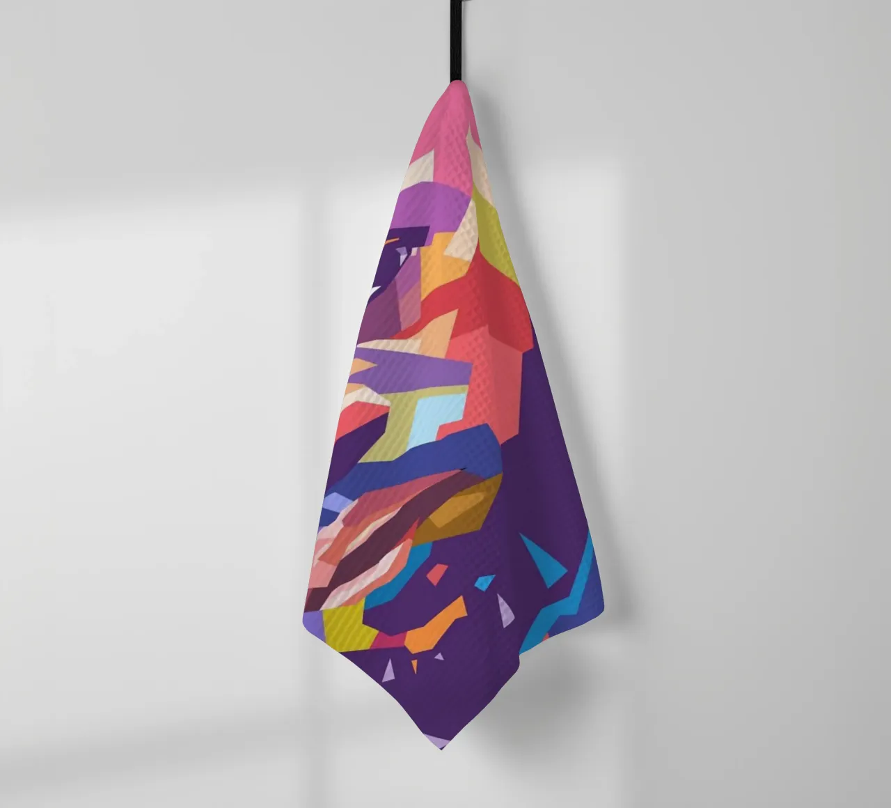 Portrait pop art de Lebron James torchon de Hantamrata