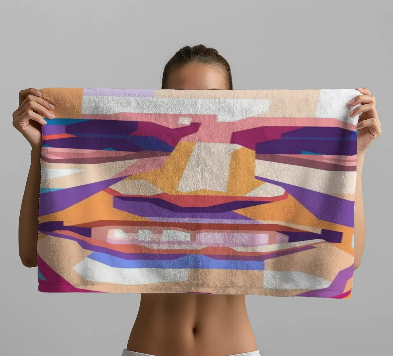Jim Carrey pop art portrait towel by Hantamrata