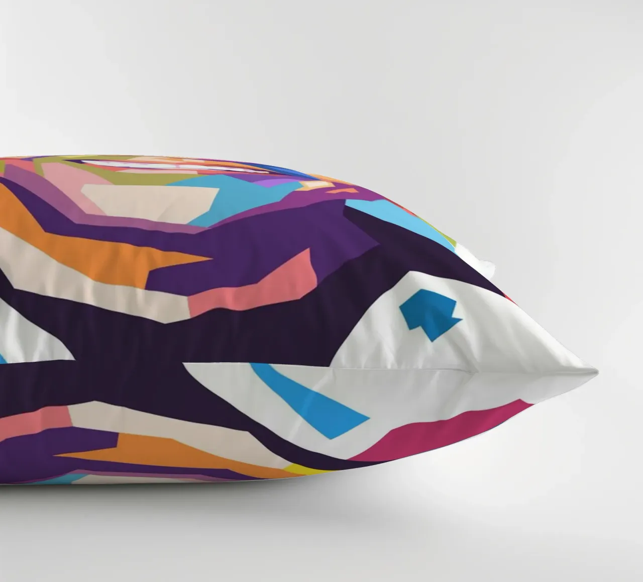 Ritratto pop art di Danzel Washington cuscino da Hantamrata
