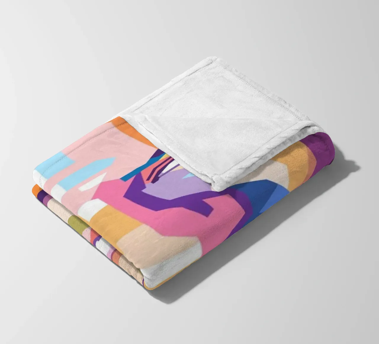 Ritratto pop art di Danzel Washington coperta in pile da Hantamrata