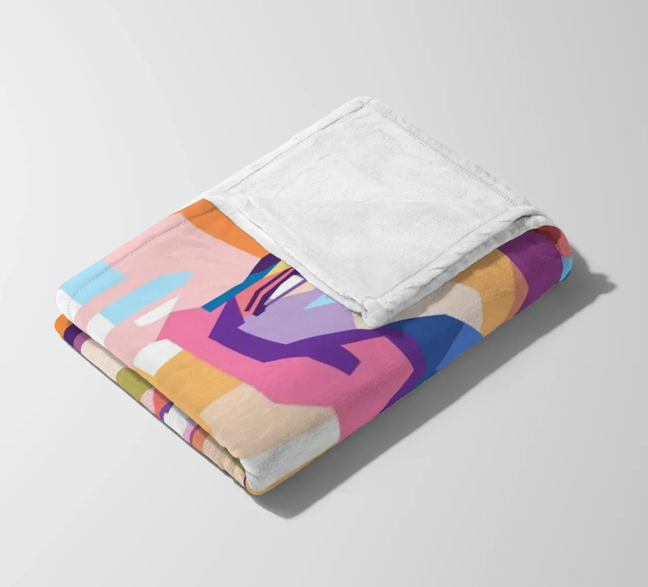 Ritratto pop art di Danzel Washington coperta in pile da Hantamrata