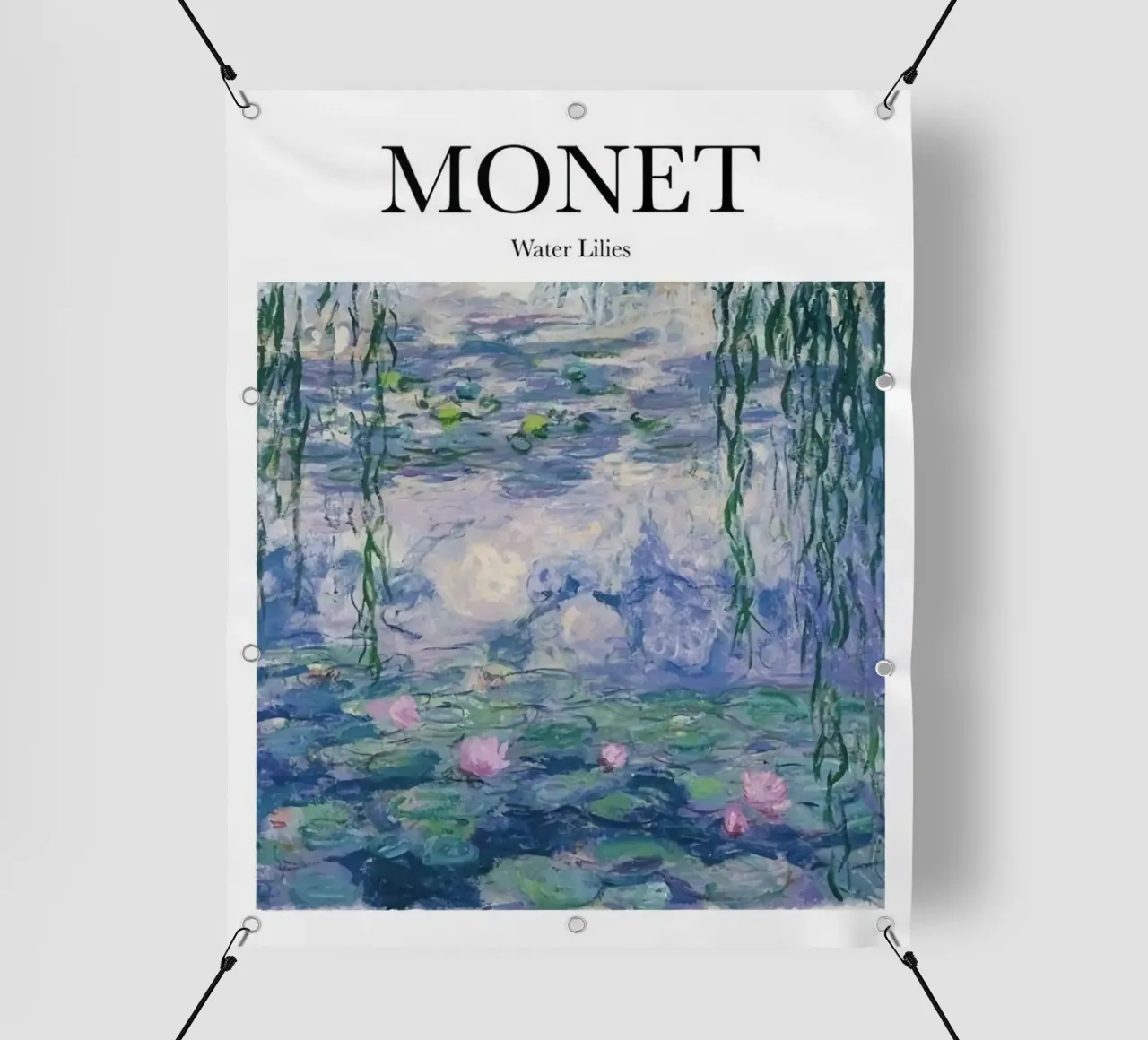 Ninfee - Monet telo in pvc da Perdana shop