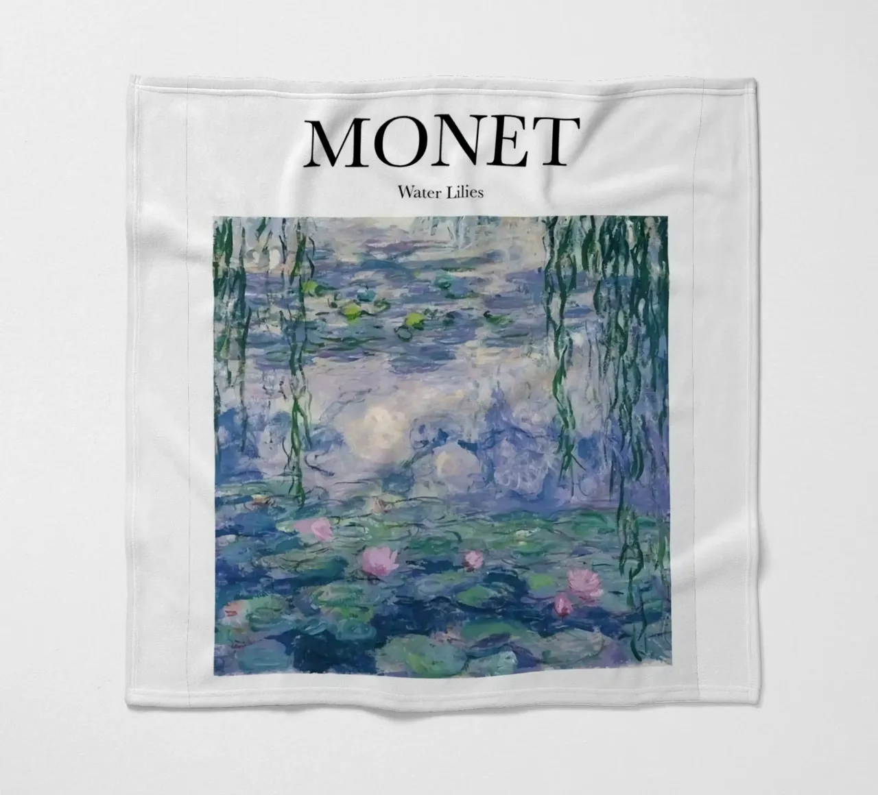 Ninfee - Monet coperta in pile da Perdana shop