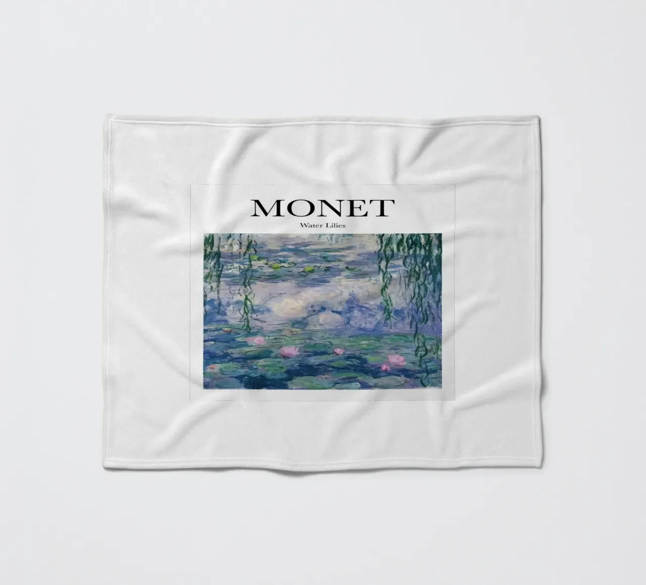 Ninfee - Monet coperta in pile da Perdana shop