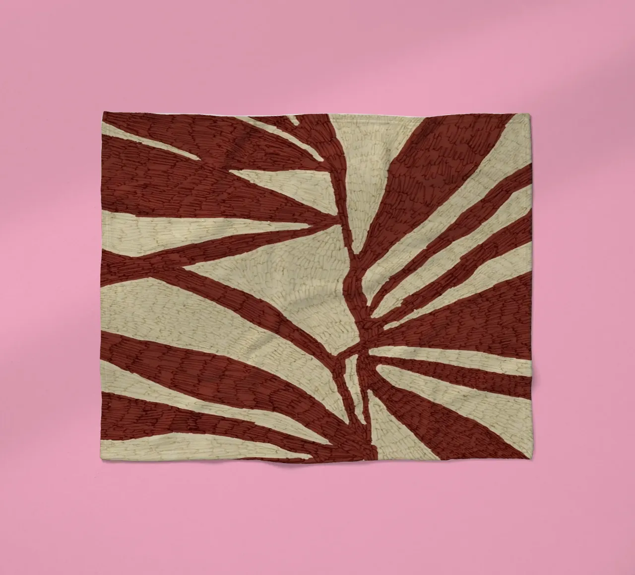 Calm Strokes No 08 coperta in pile da treechild