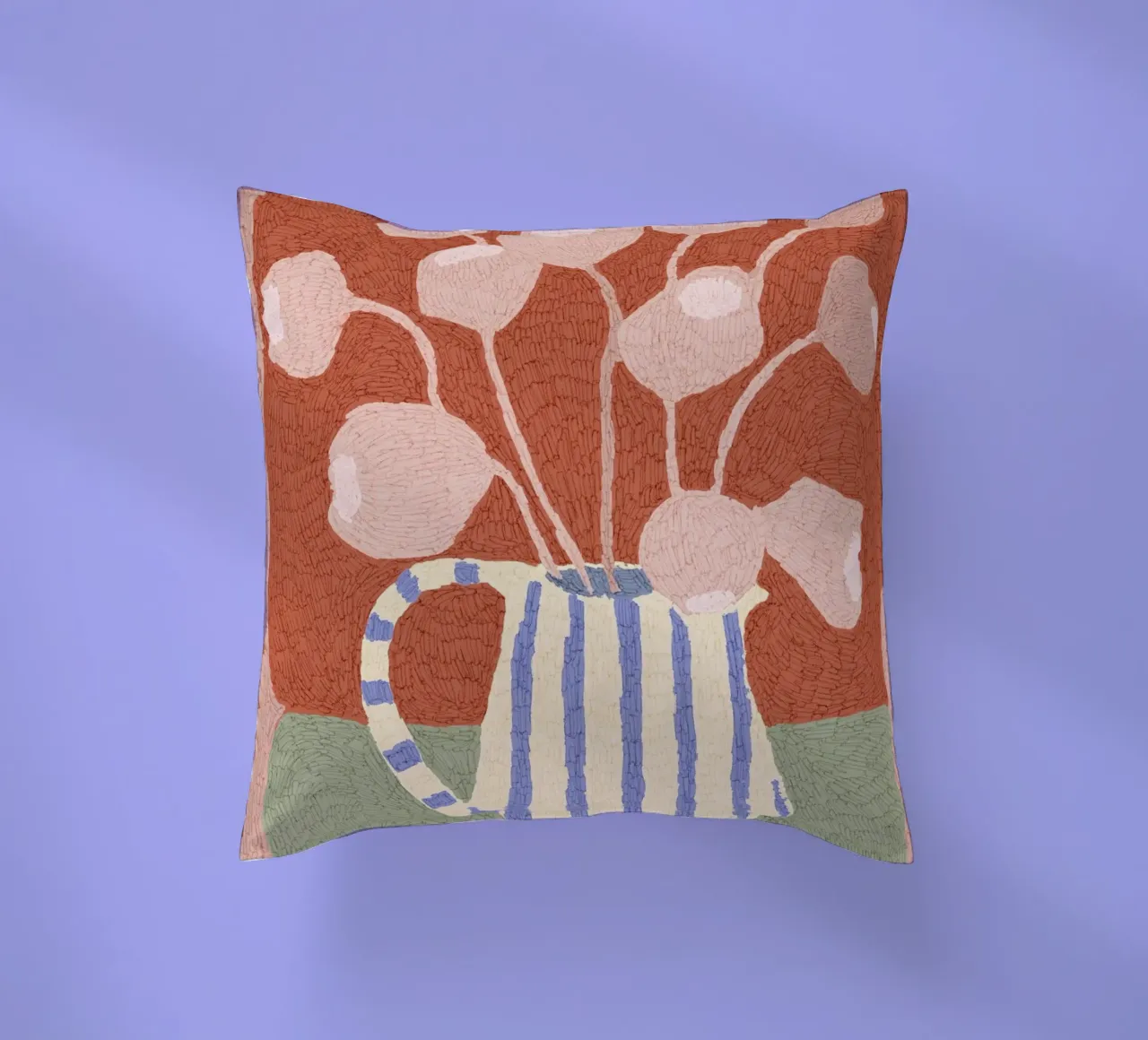 Calm Strokes No 11 cuscino da treechild