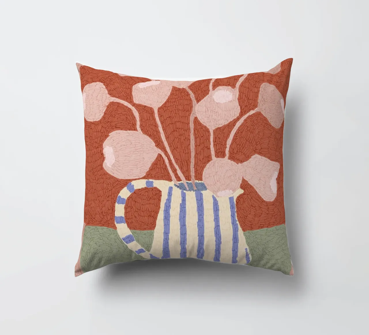 Calm Strokes No 11 cuscino da treechild