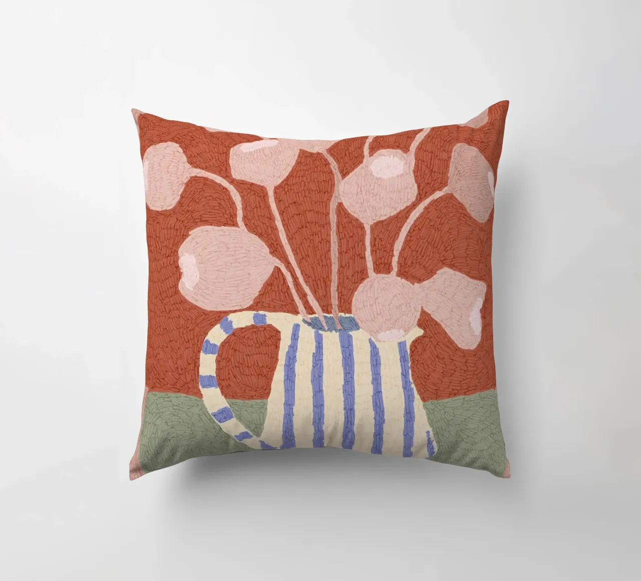 Calm Strokes No 11 cuscino da treechild