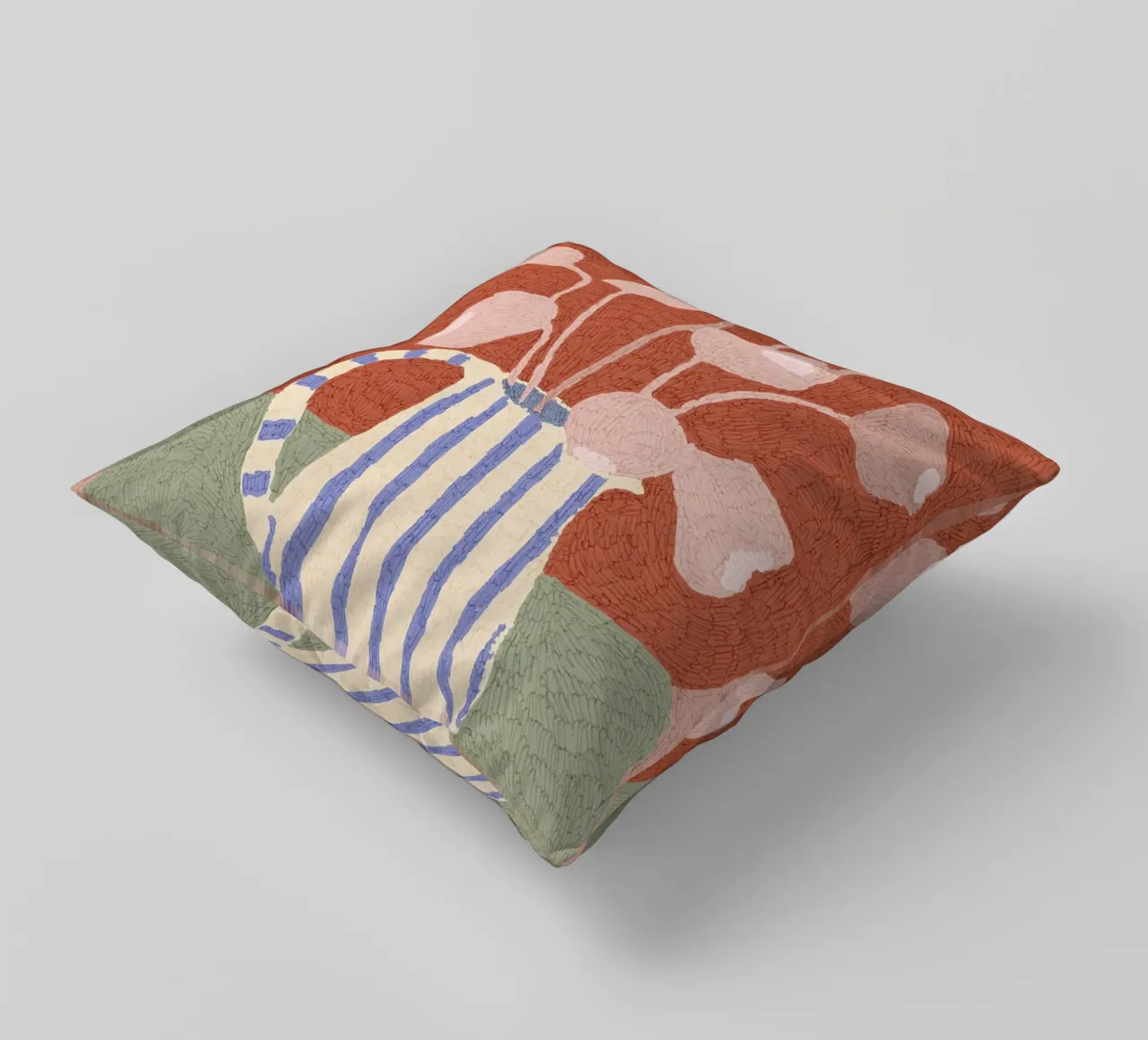 Calm Strokes No 11 cuscino da treechild