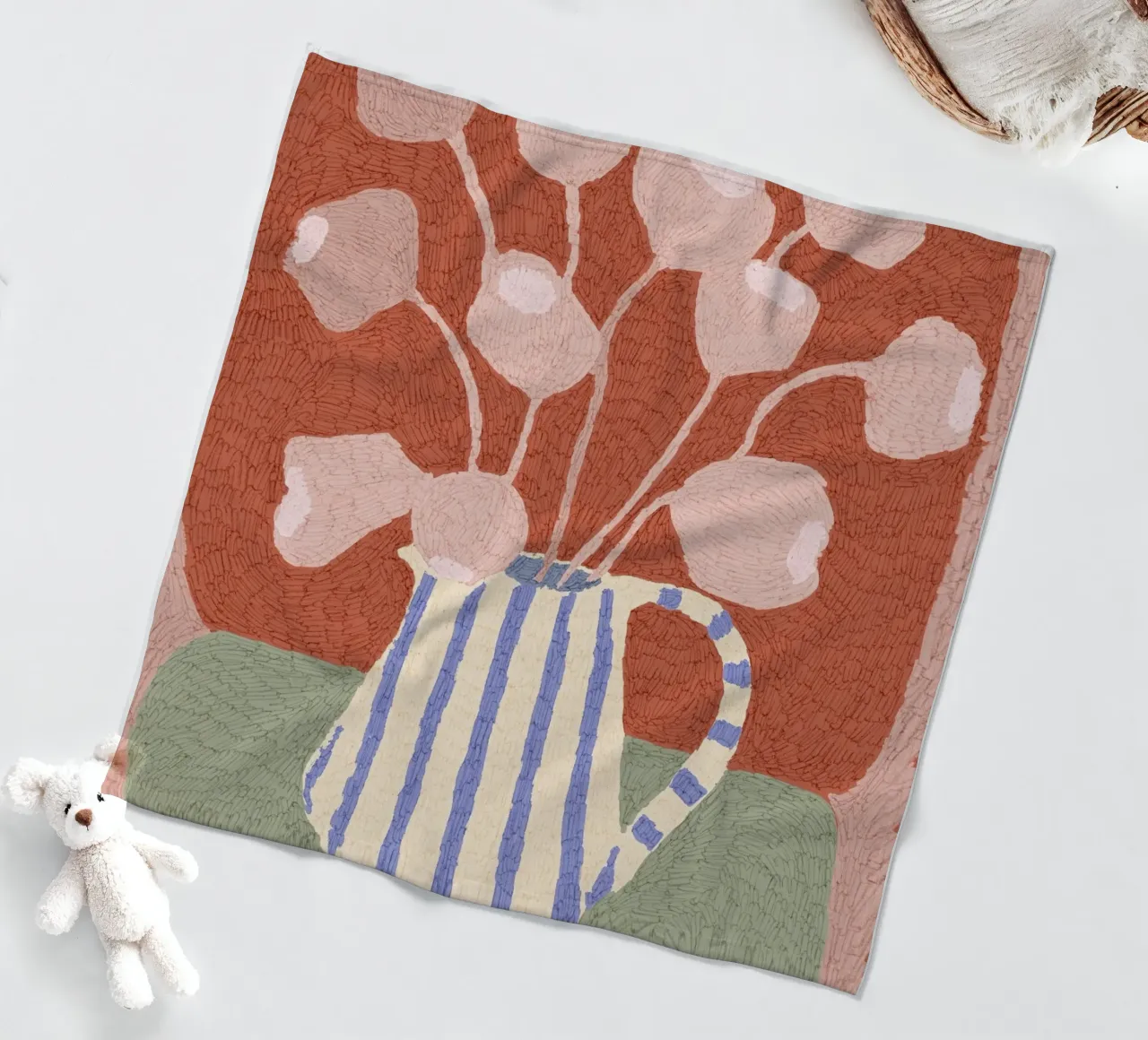 Calm Strokes No 11 coperta in pile da treechild