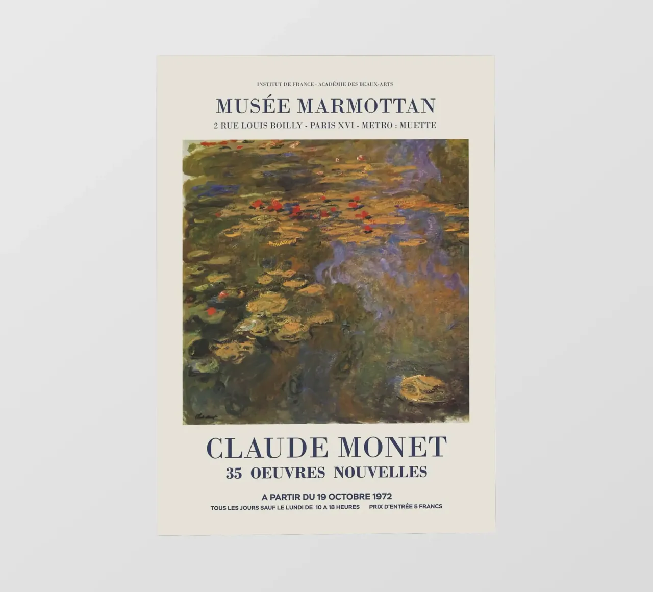 Claude Monet telo in pvc da Perdana shop