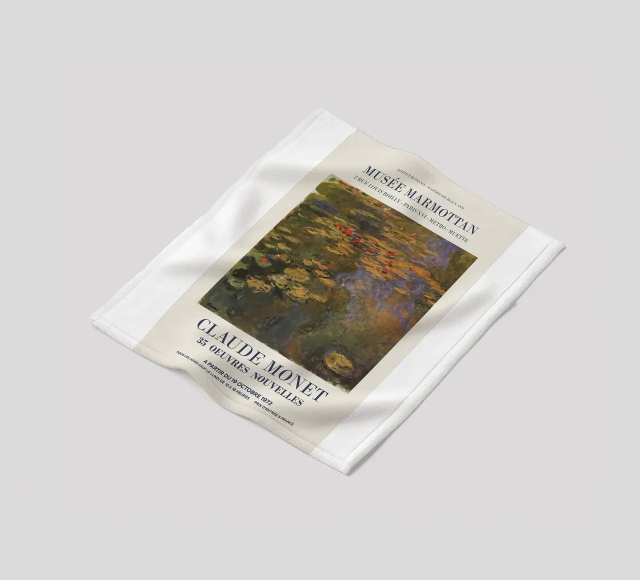 Claude Monet coperta in pile da Perdana shop