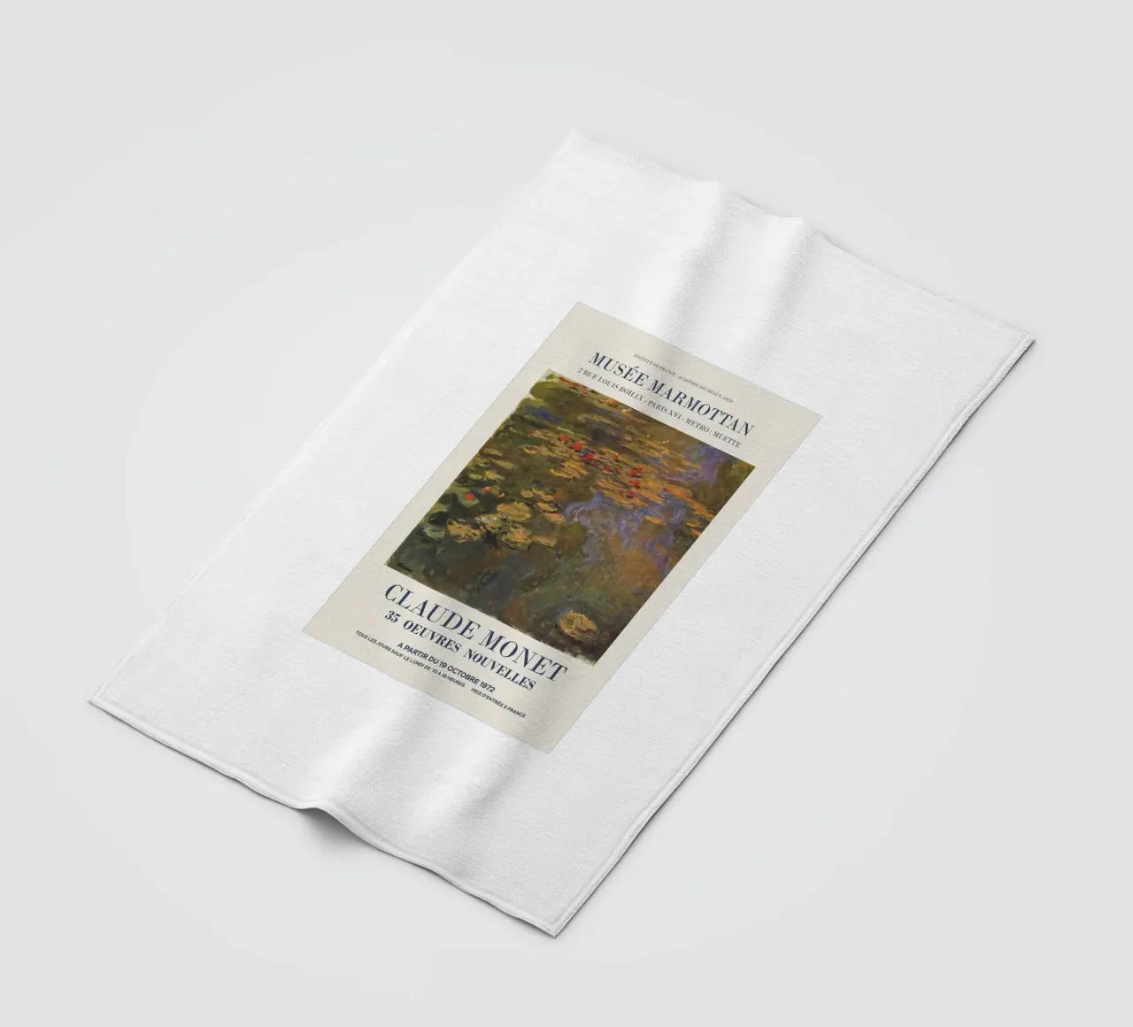 Claude Monet coperta in pile da Perdana shop