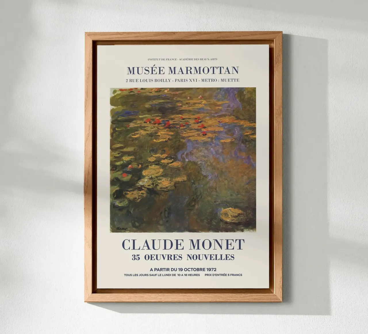 Claude Monet alluminio dibond da Perdana shop
