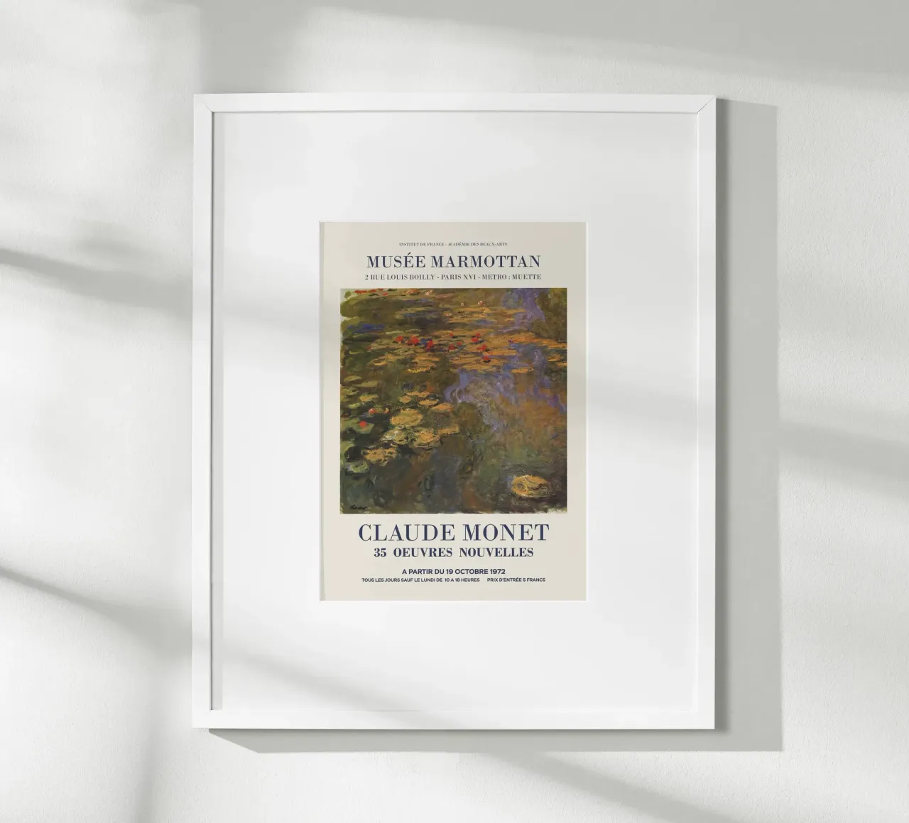 Claude Monet carta hahnemühle da Perdana shop