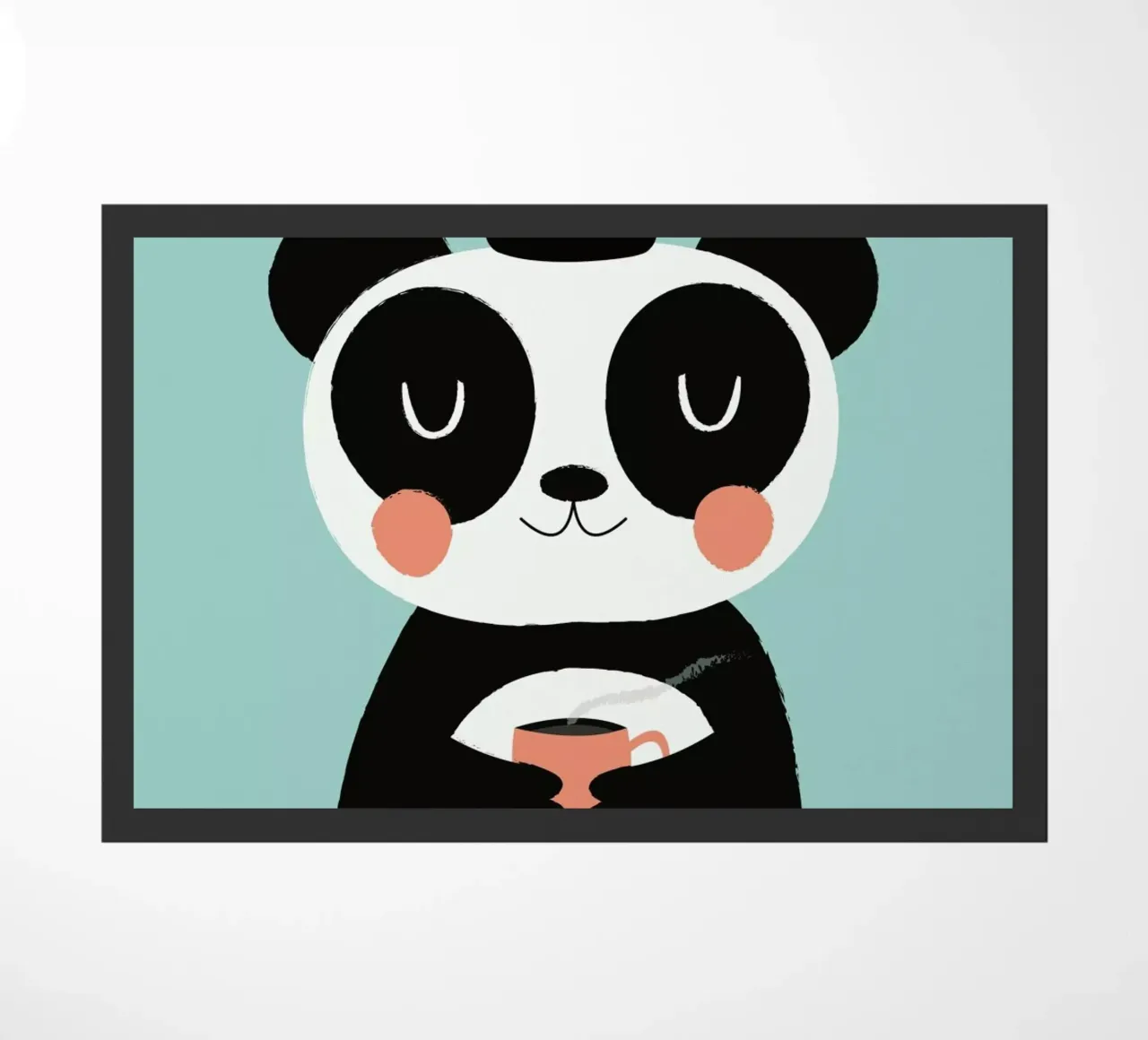 Panda Loves Coffee zerbino da Karin Bijlsma