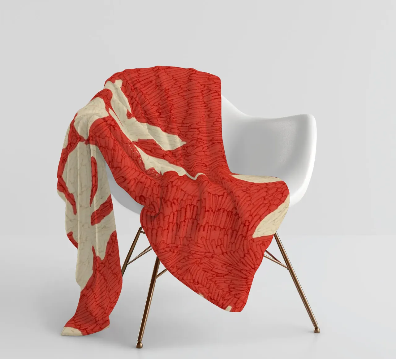 Calm Strokes No 12 coperta in pile da treechild