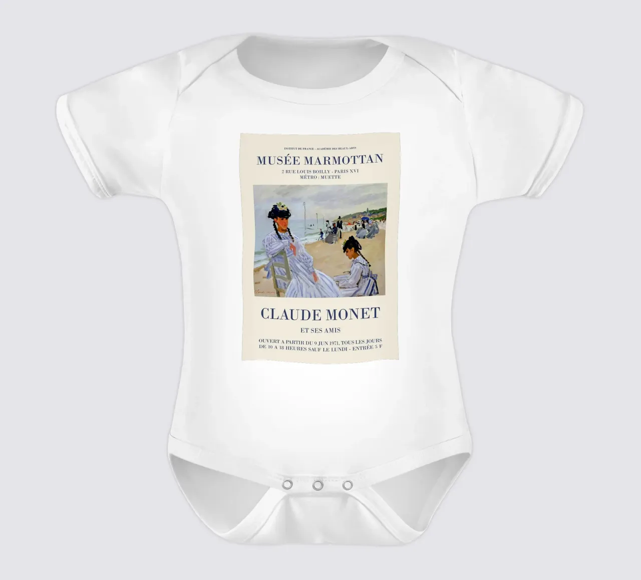 Museo Marmottan - Claude Monet body neonato maniche corte da Perdana shop