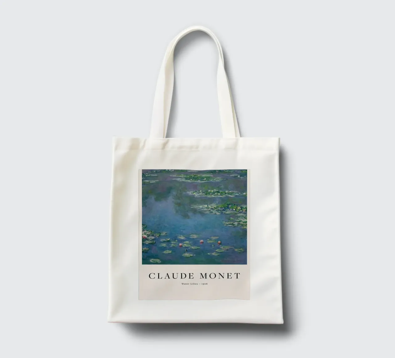 Claude Monet - Ninfee borsa in juta da Perdana shop
