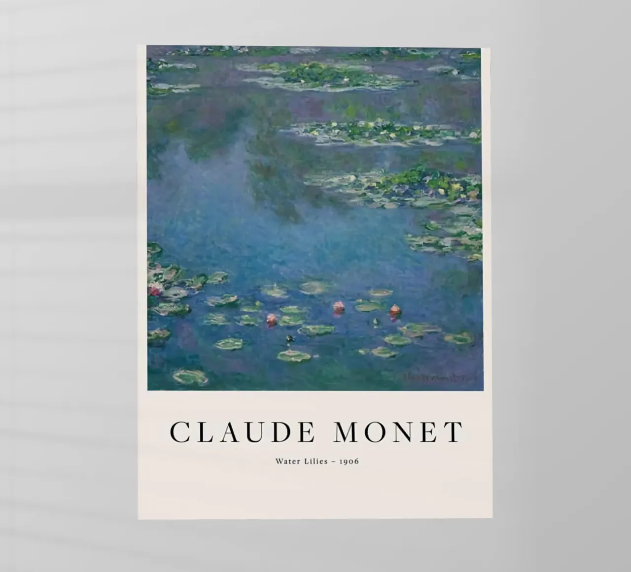 Claude Monet - Ninfee pellicola backlit da Perdana shop