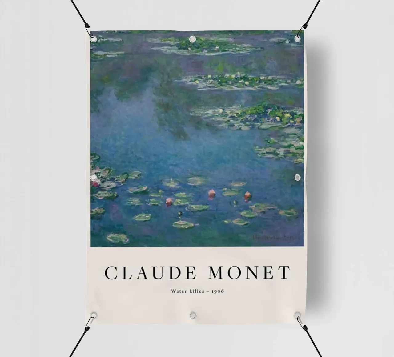 Claude Monet - Ninfee telo in pvc da Perdana shop