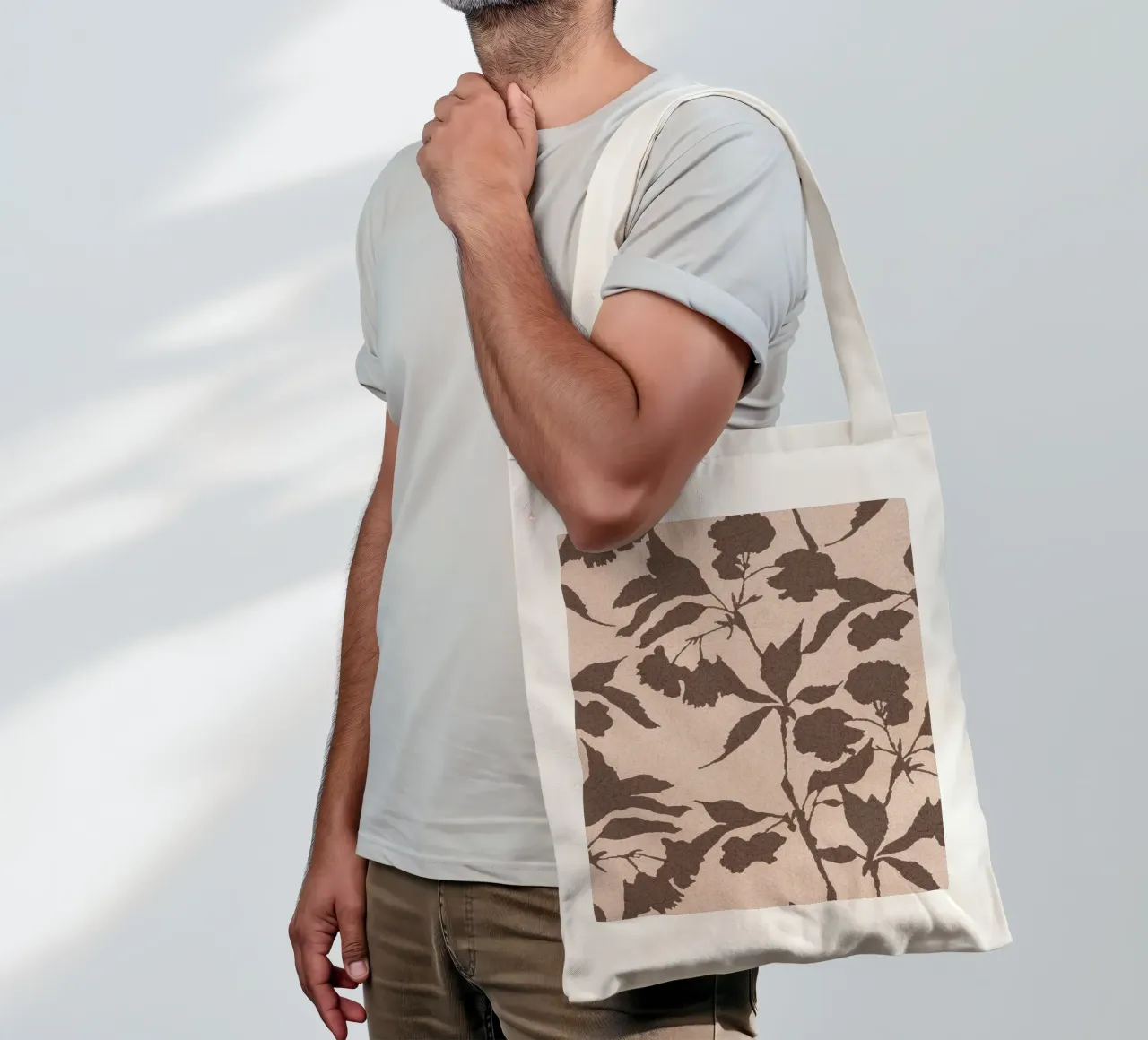 Calm Strokes No 18 borsa in juta da treechild