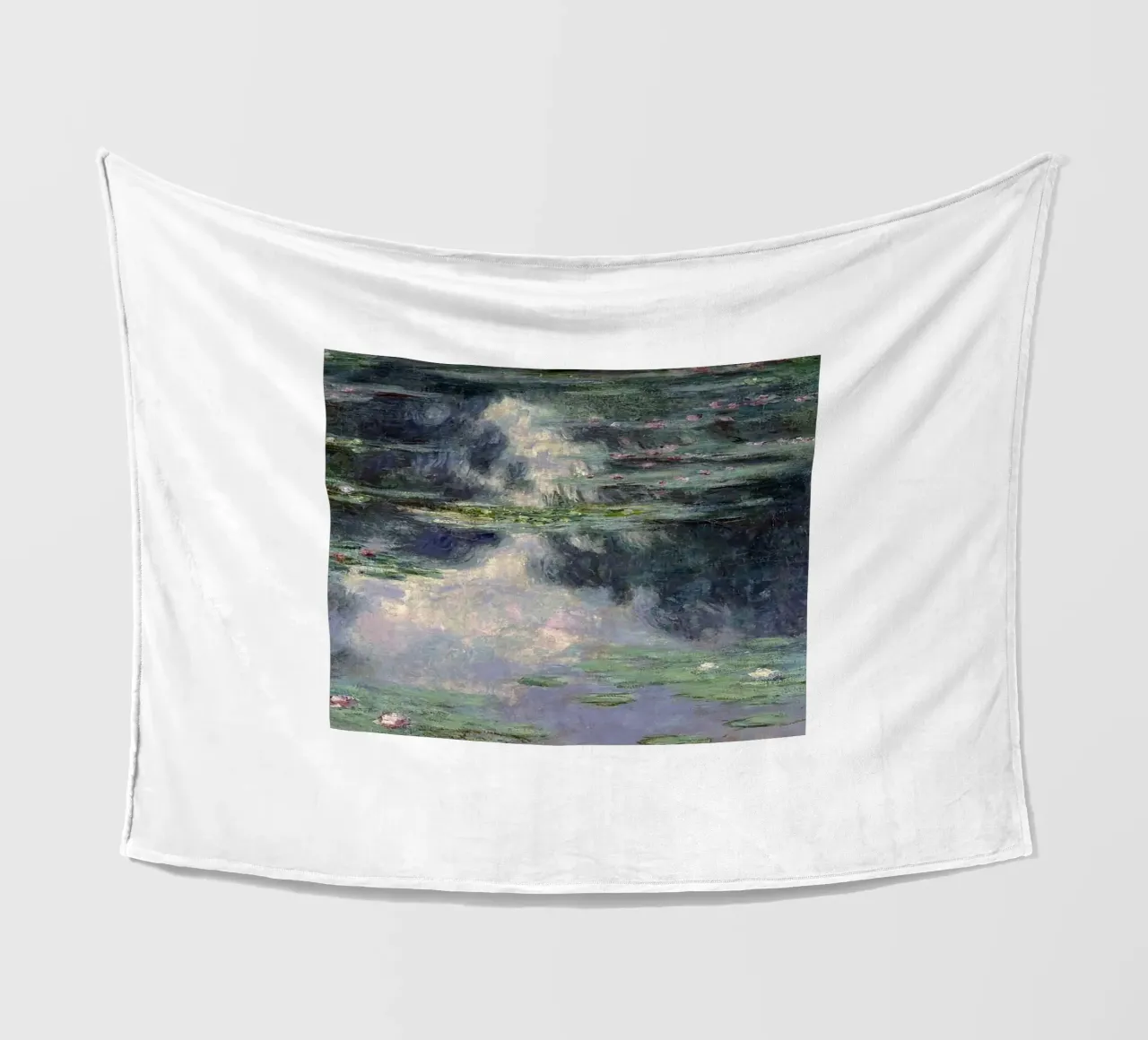 Painting Monet fleece blanket by Perdana shop