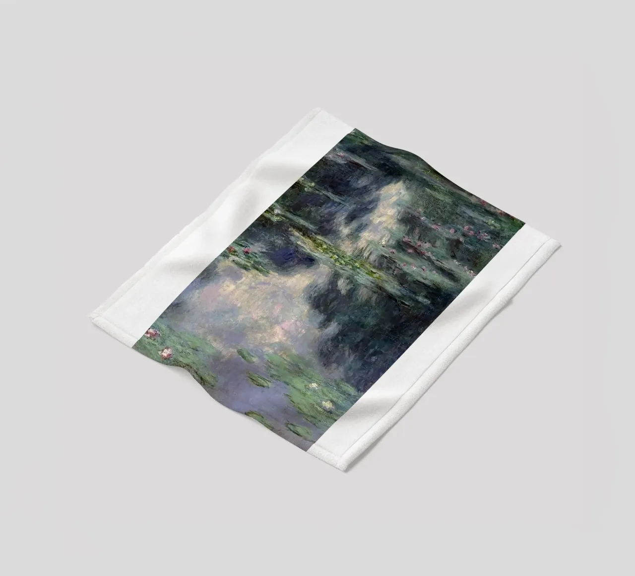 Painting Monet fleece blanket by Perdana shop