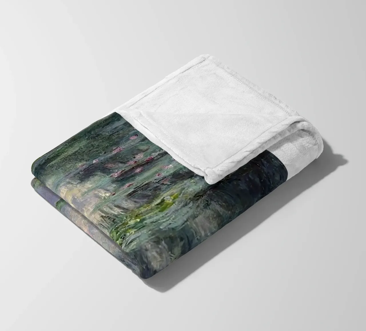 Painting Monet fleece blanket by Perdana shop