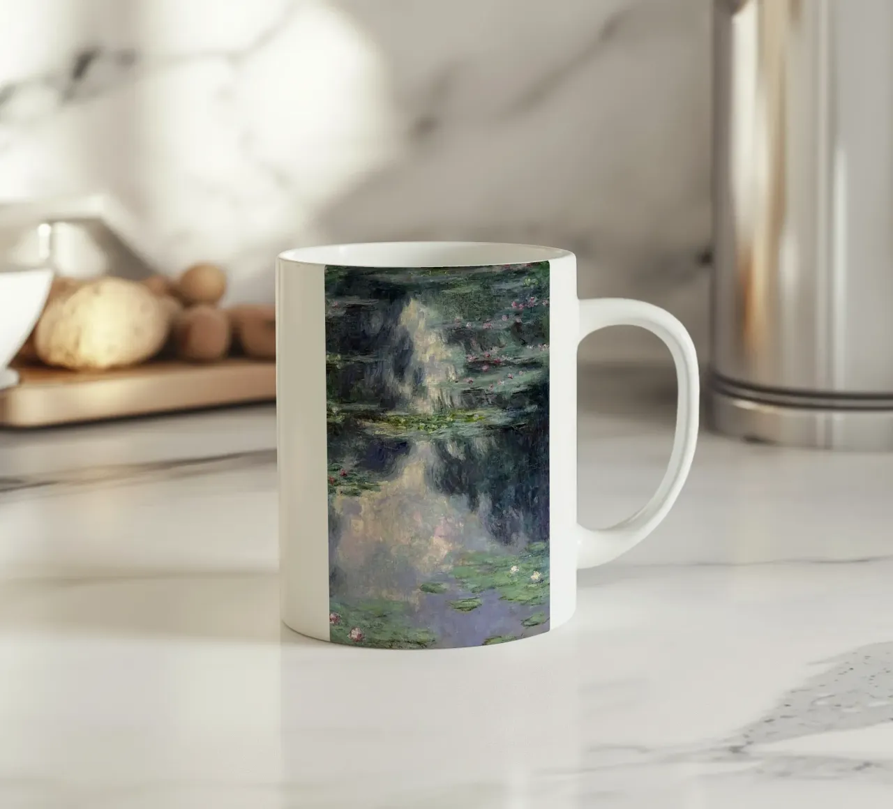 Dipingere Monet tazza in ceramica da Perdana shop