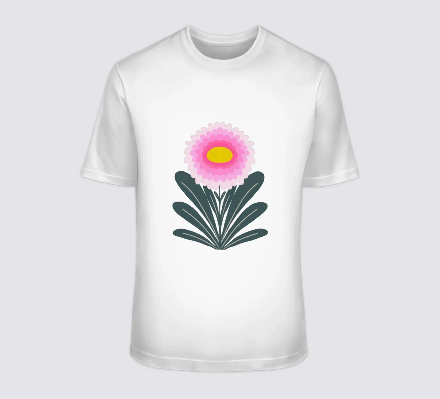 Crisantemo - rosa e menta t-shirt da Wackapacka
