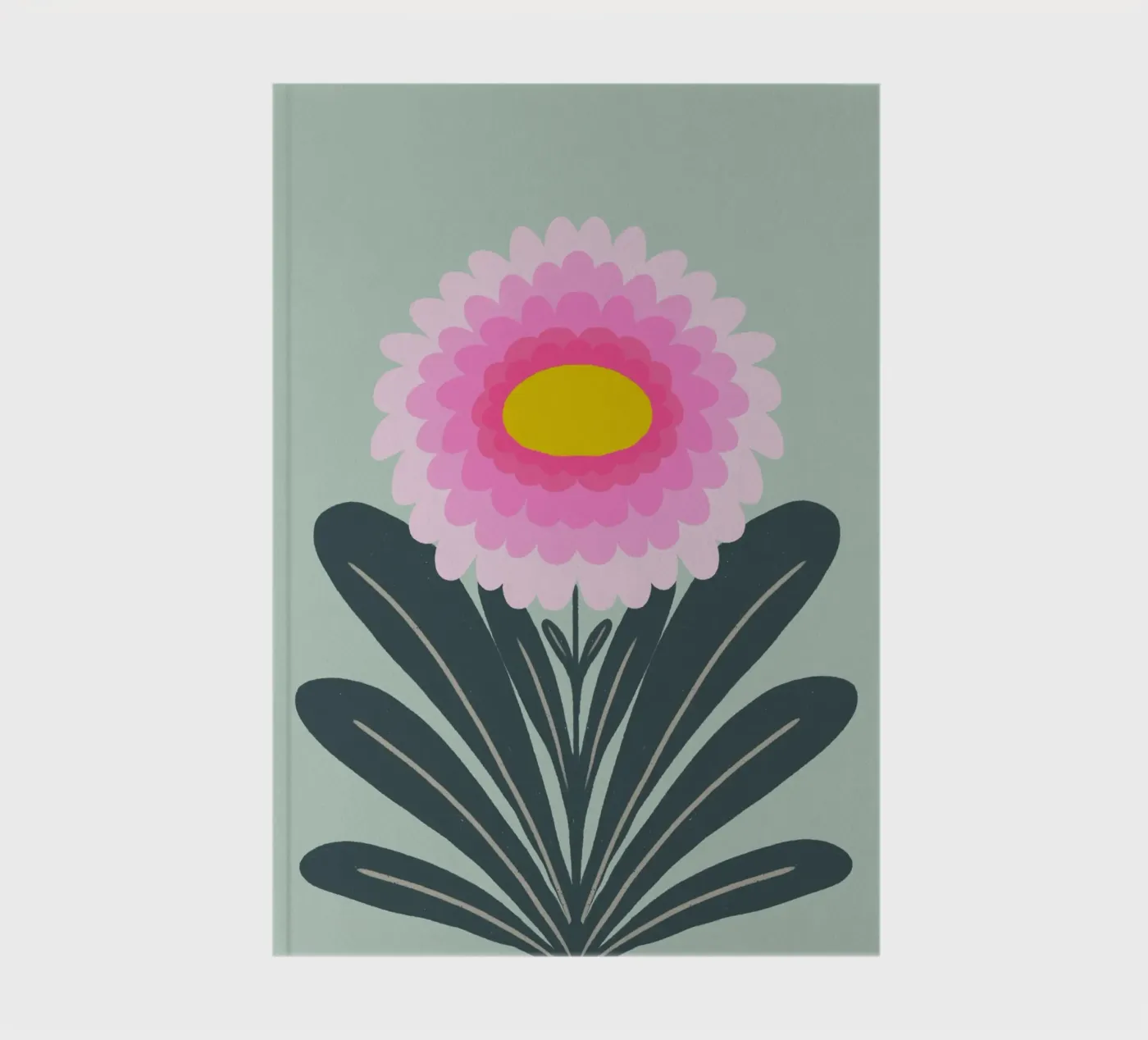 Crisantemo - rosa e menta quaderno da Wackapacka