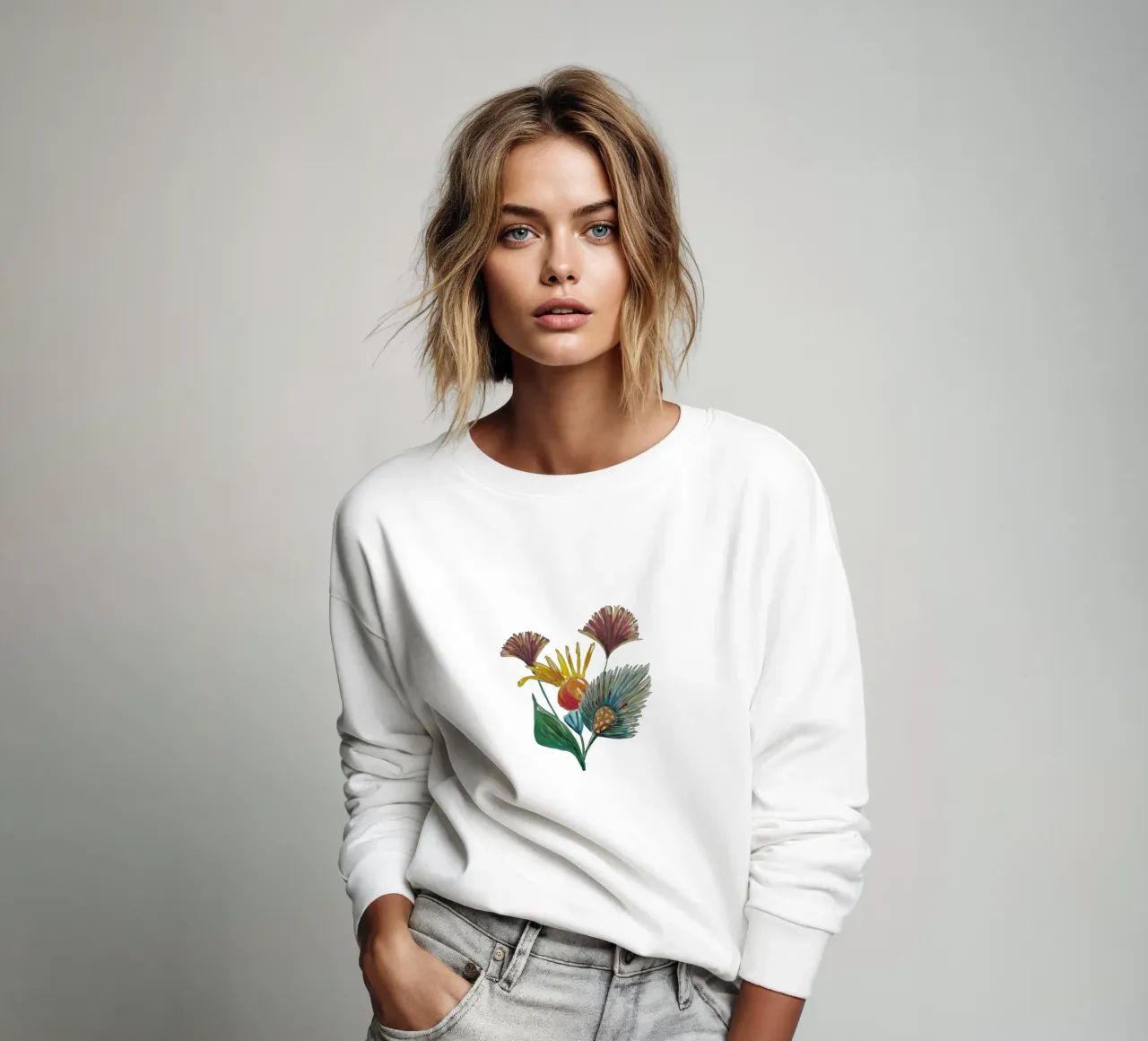 Bouquet di fiori felpa da Femke Zwaan