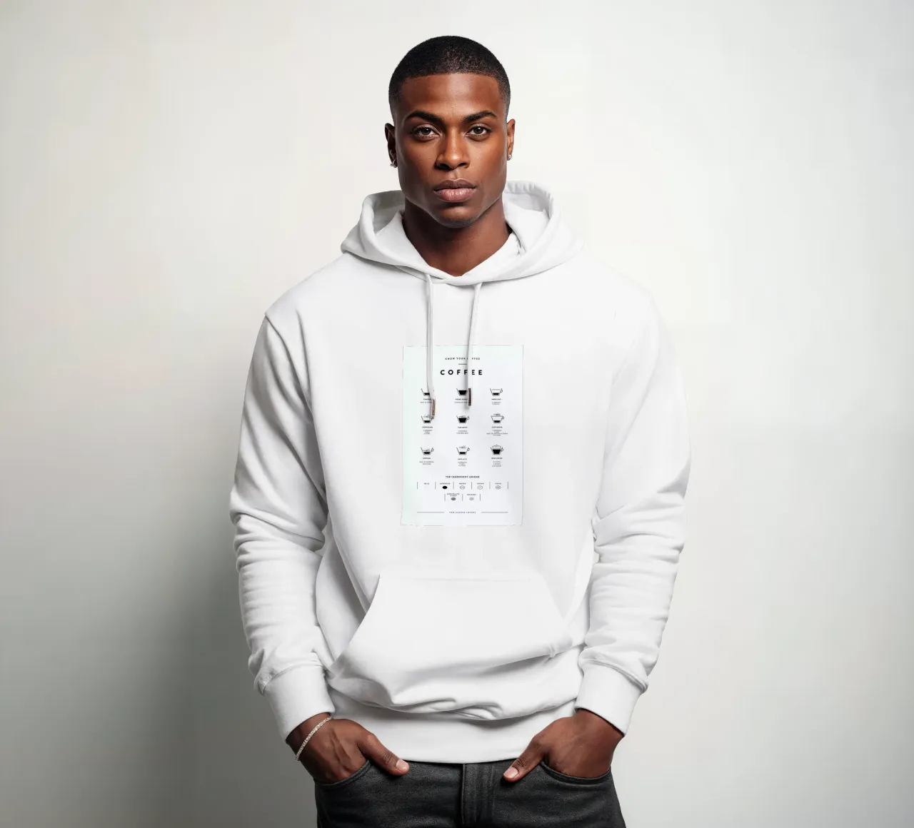 Coffee Chart hoodie by daylight design studio