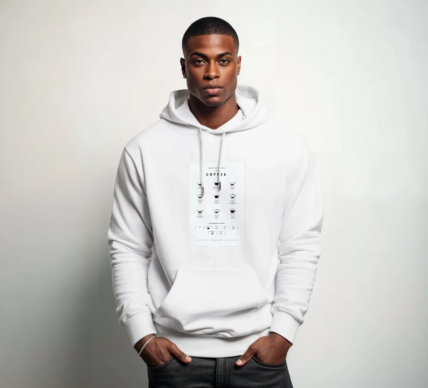 Coffee Chart hoodie van daylight design studio