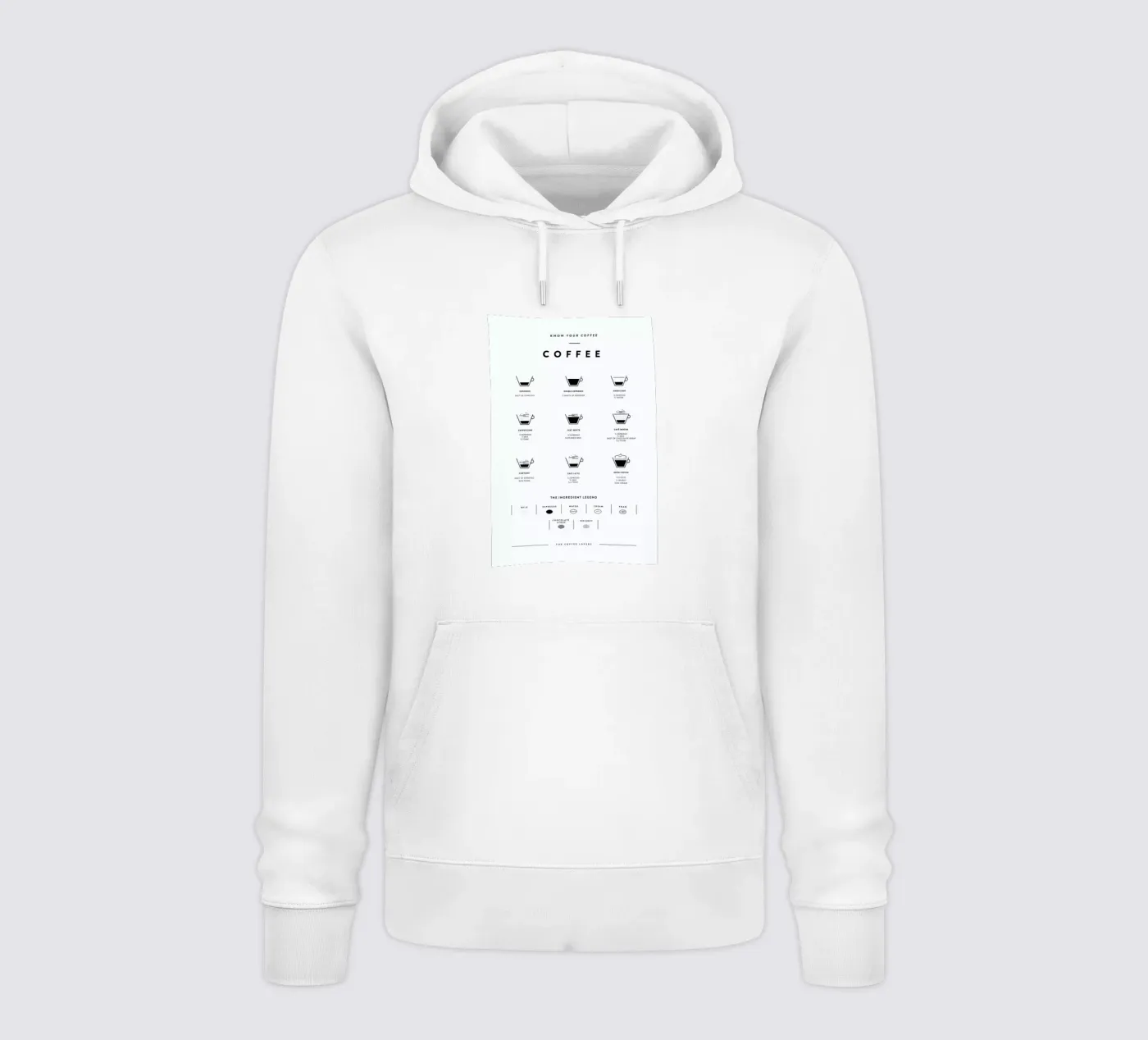 Coffee Chart hoodie van daylight design studio