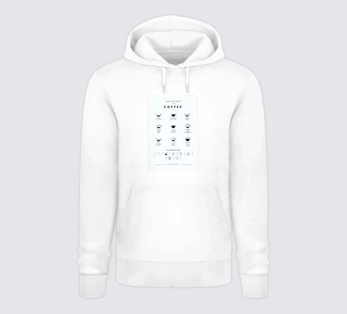 Coffee Chart hoodie van daylight design studio