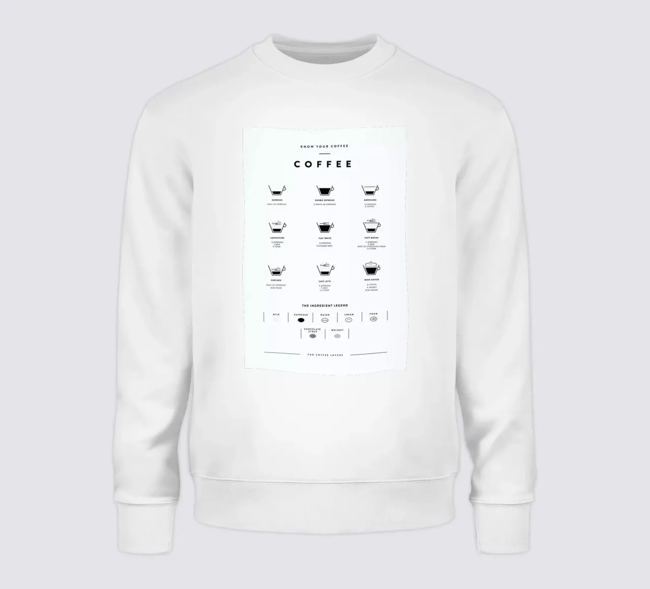 Coffee Chart felpa da daylight design studio