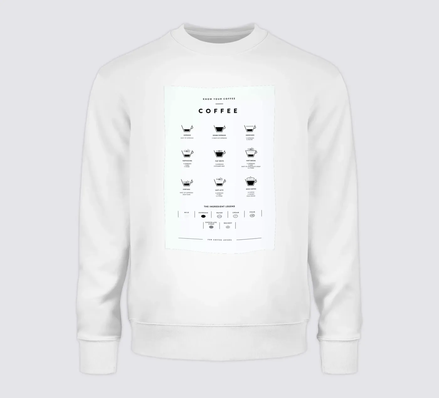 Coffee Chart felpa da daylight design studio