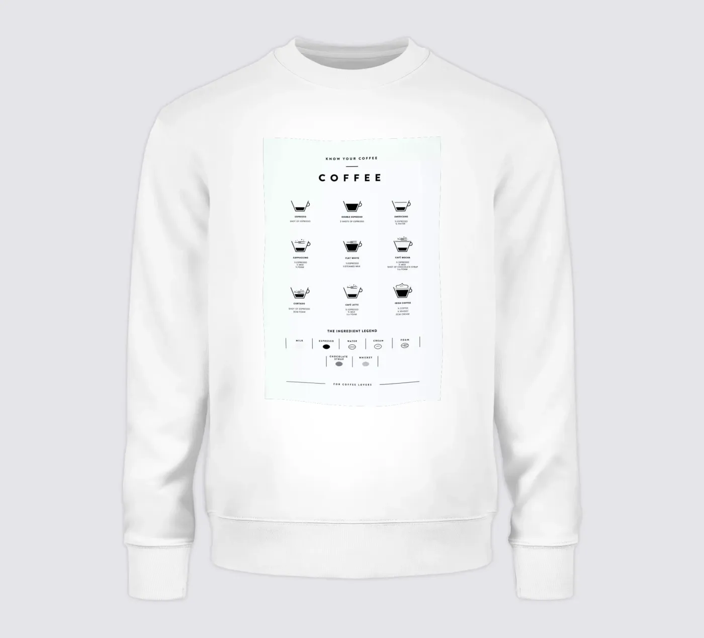 Coffee Chart felpa da daylight design studio