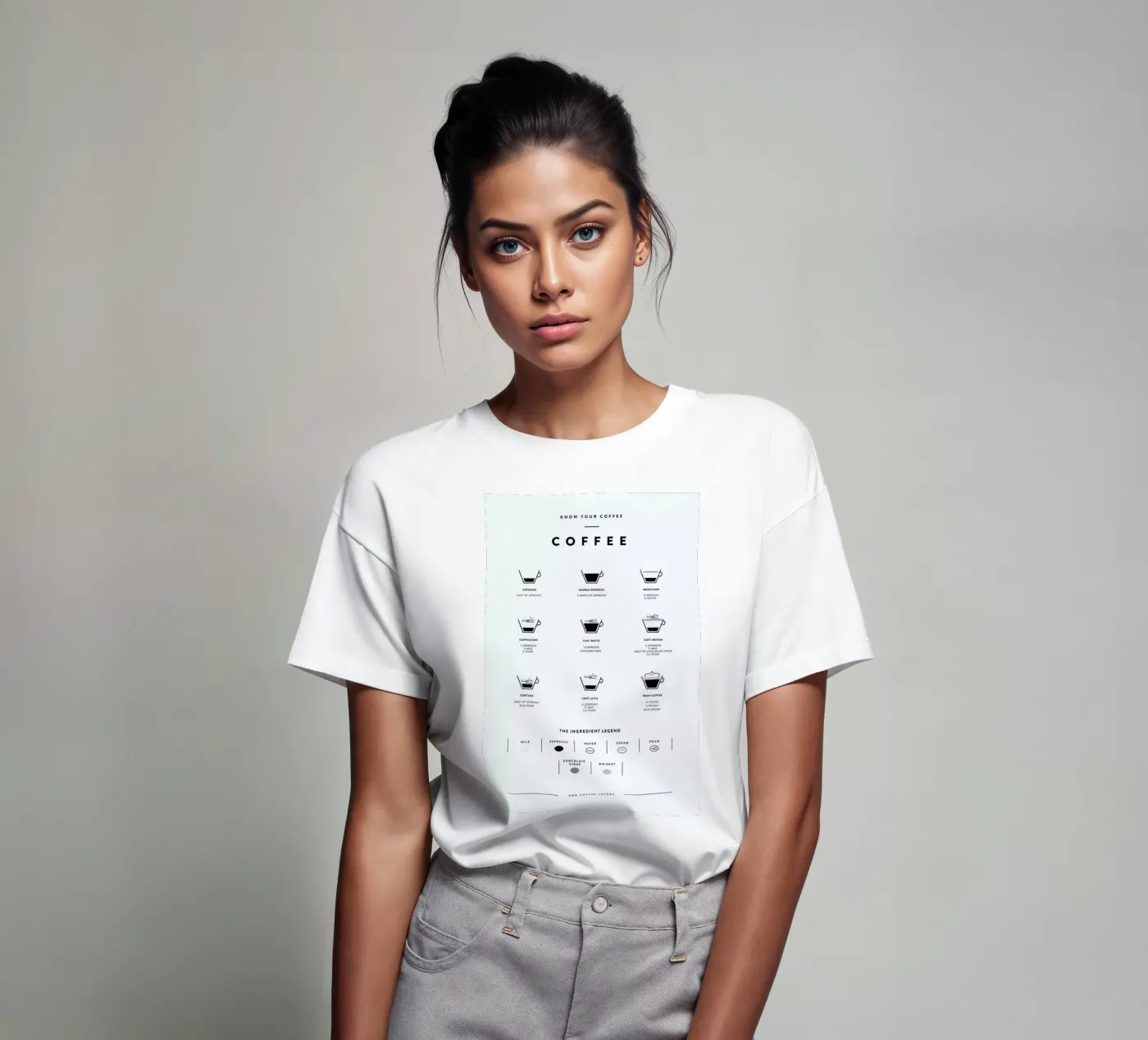 Coffee Chart t-shirt da daylight design studio