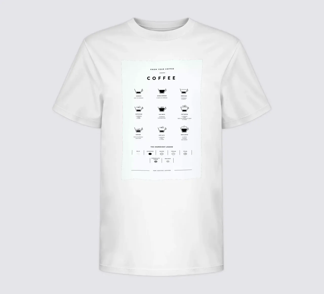 Coffee Chart kinder t-shirt van daylight design studio