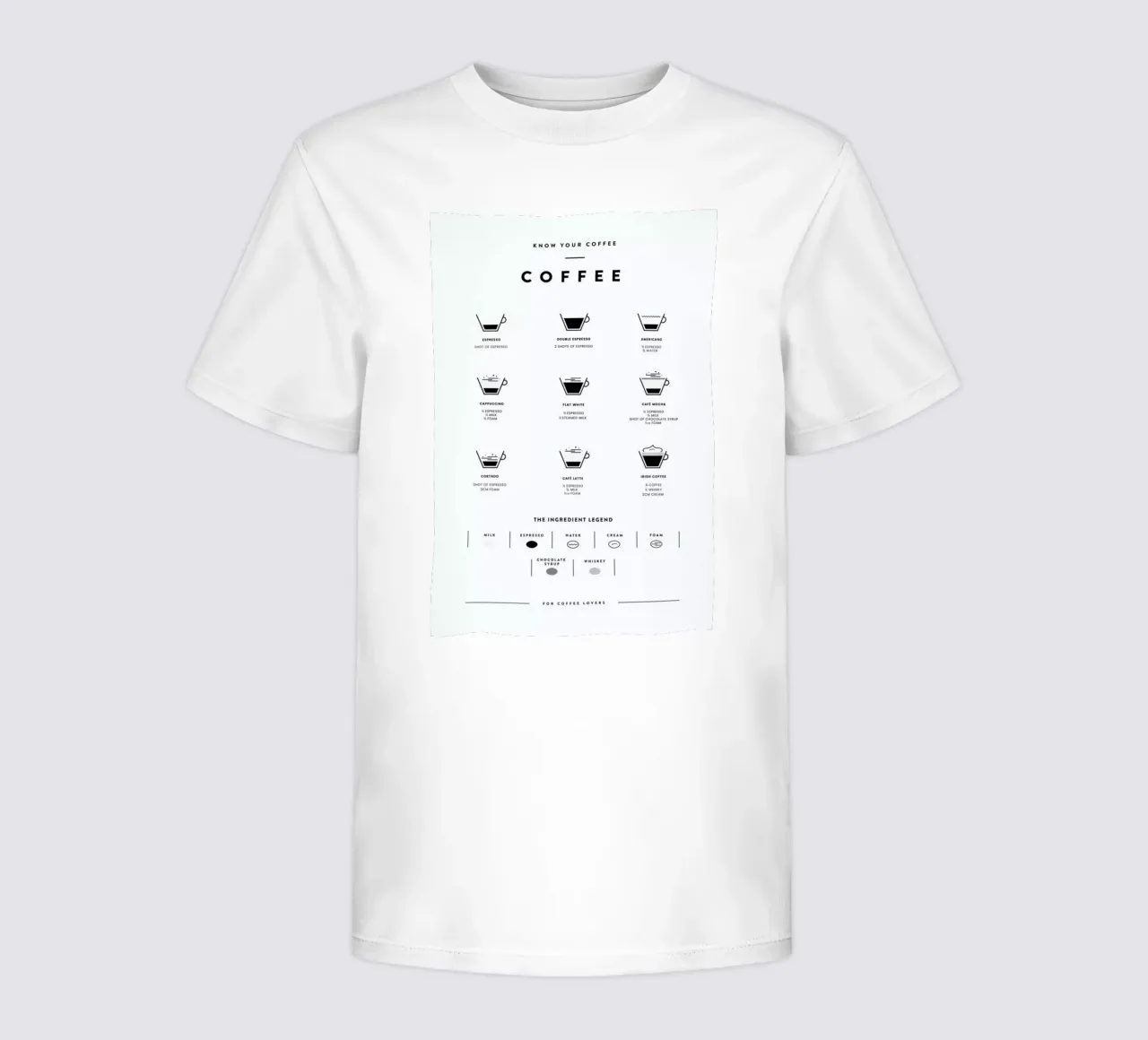 Coffee Chart kinder t-shirt van daylight design studio
