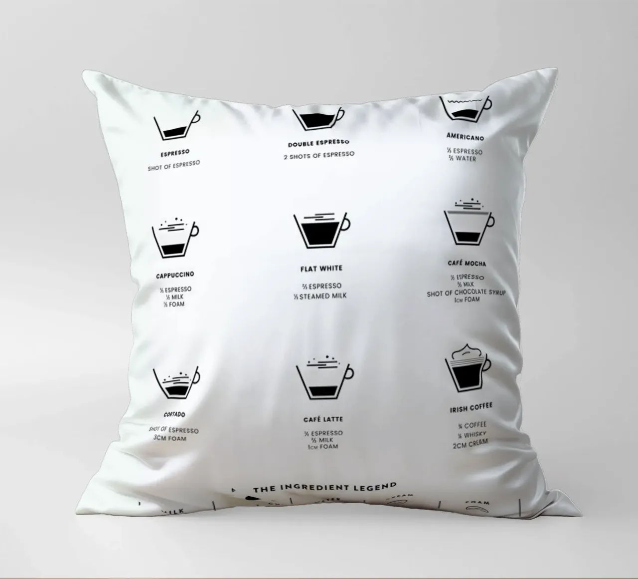Coffee Chart cuscino da daylight design studio