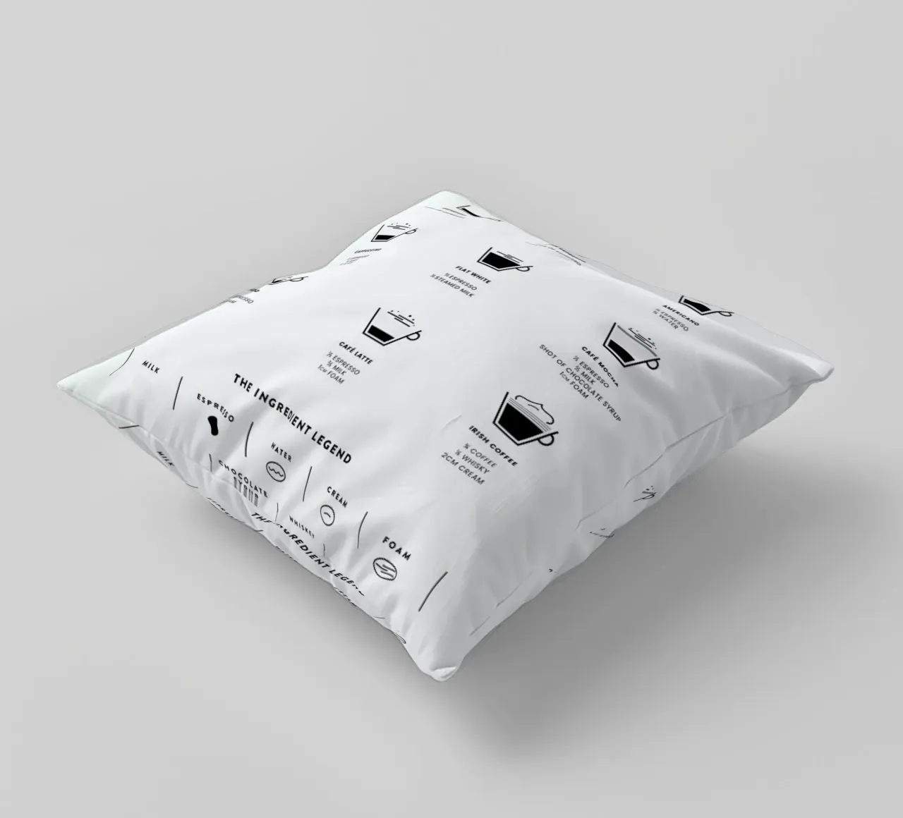 Coffee Chart cuscino da daylight design studio