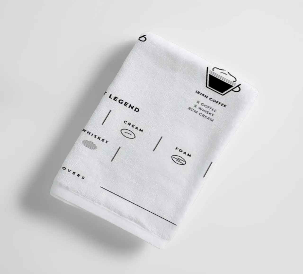 Coffee Chart toalla de baño de daylight design studio