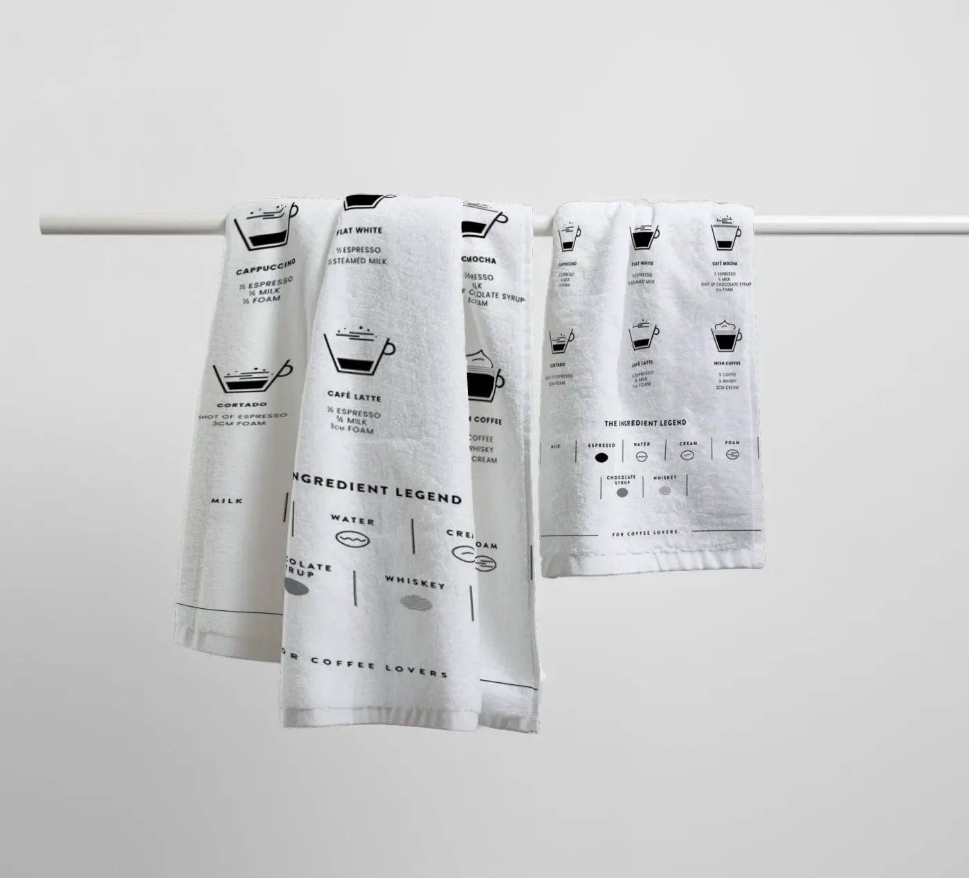 Coffee Chart Handtuch von daylight design studio