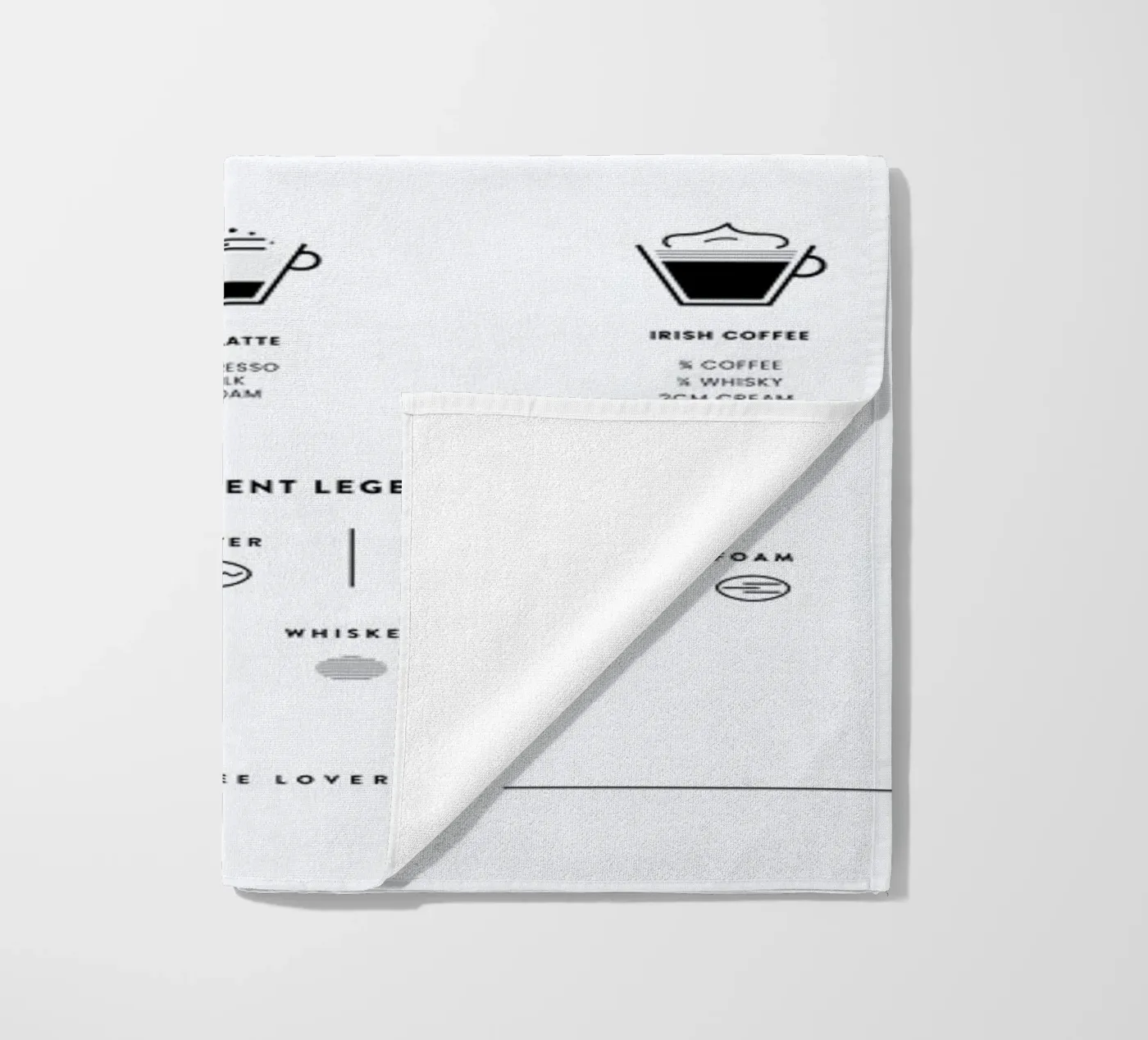 Coffee Chart Strandtuch von daylight design studio