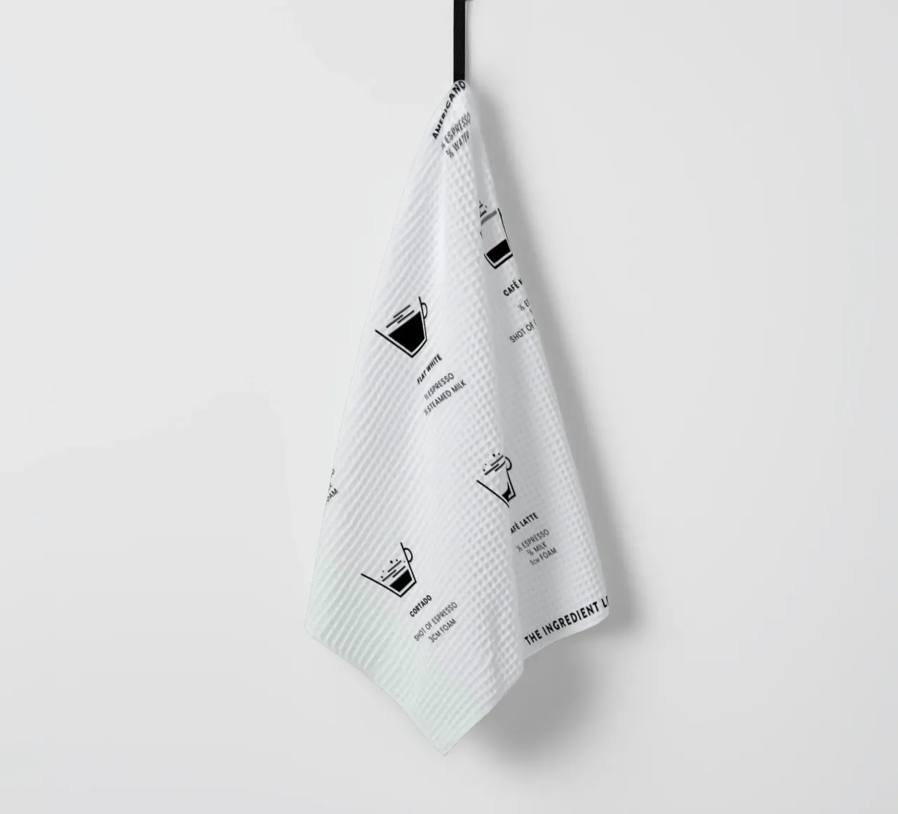 Coffee Chart Geschirrtuch von daylight design studio