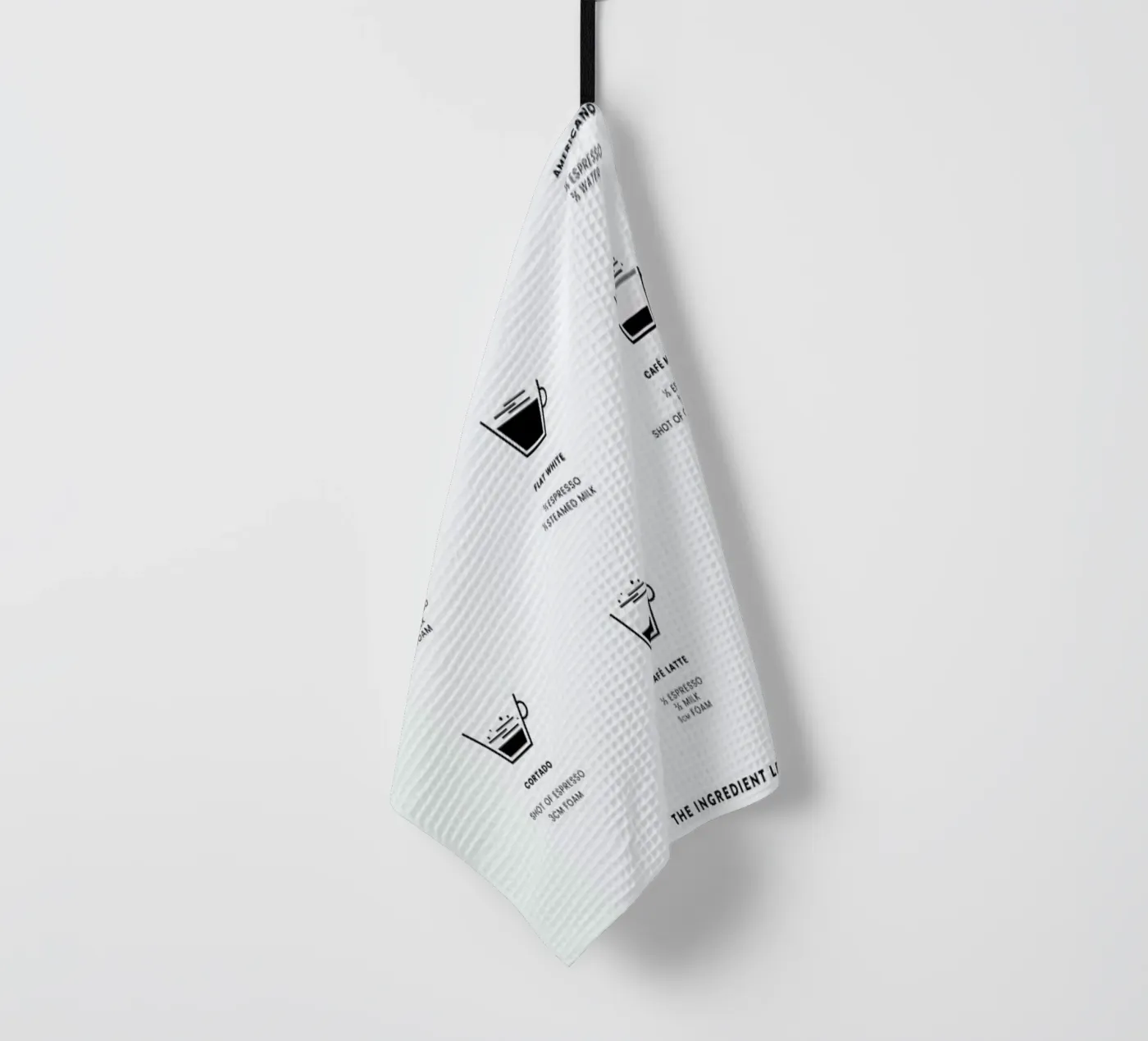 Coffee Chart Geschirrtuch von daylight design studio